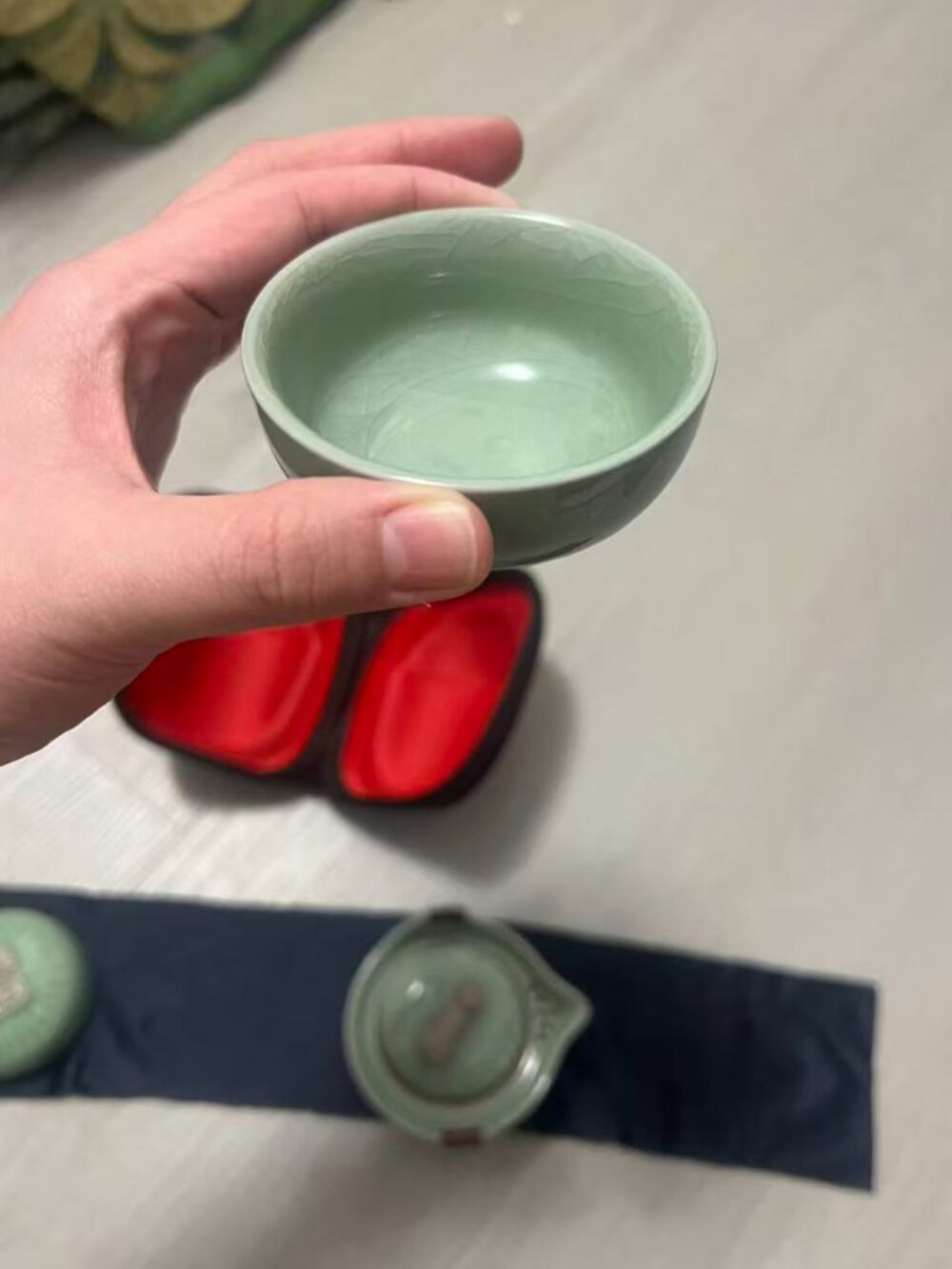 Travel Ceramic Tea Pot Set - NEW! - Picture 3 of 11